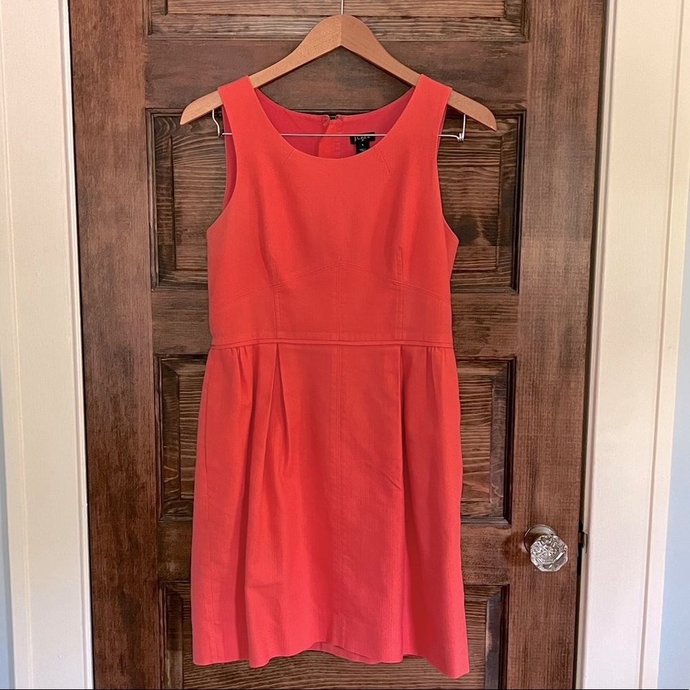 Coral J. Crew tank dress